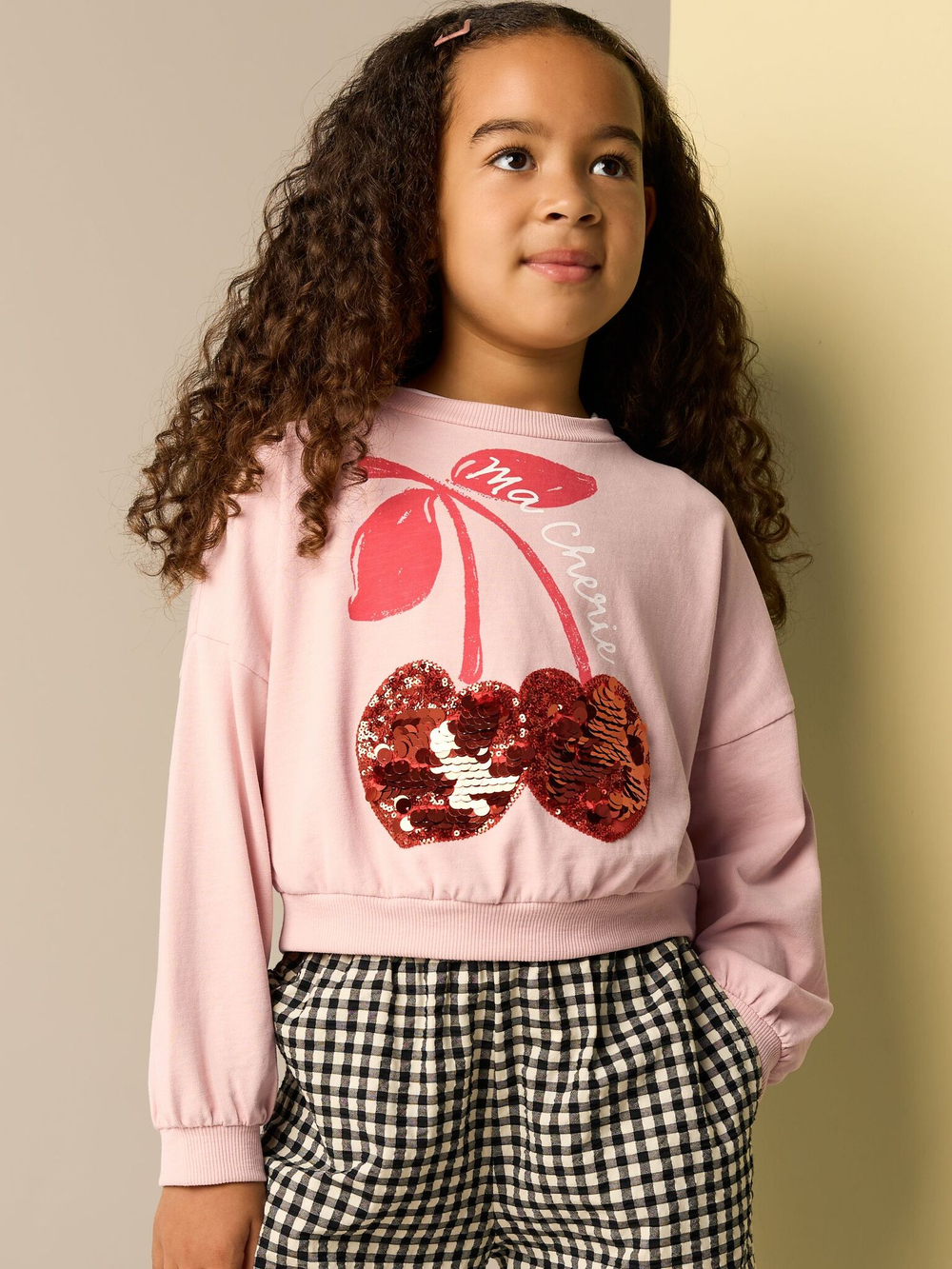 Толстовка для девочки Next E44-429, Розовый