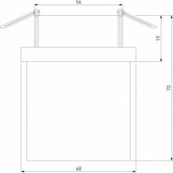 Встраиваемый светильник Elektrostandard Moll a064245