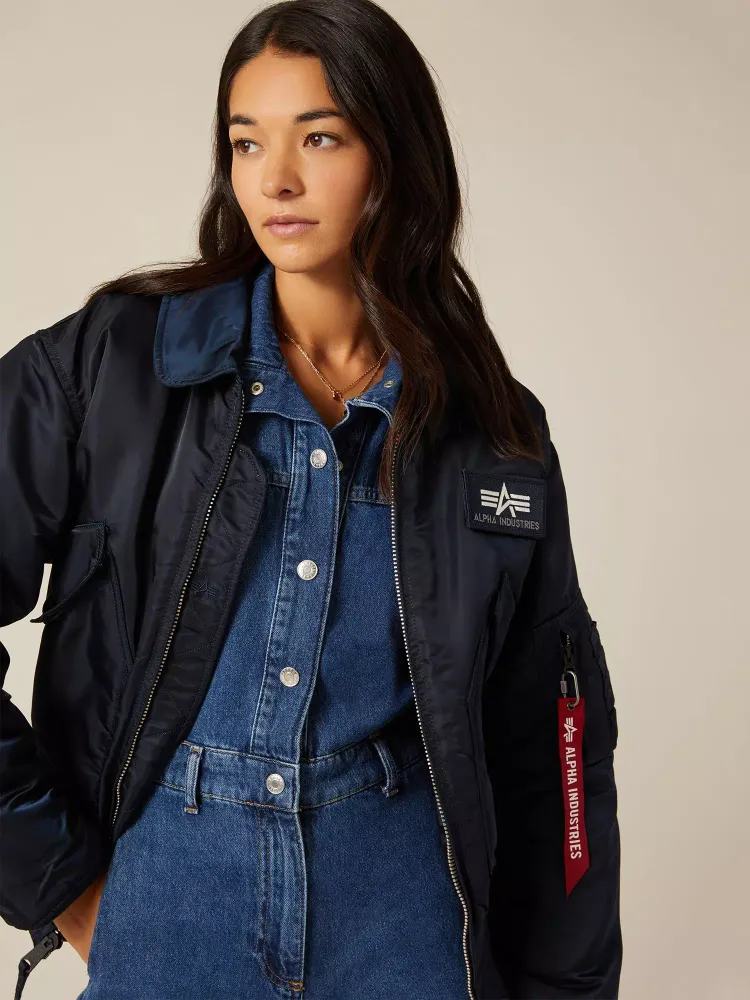 Куртка Alpha Industries CWU 45/P Replica Blue (женская)