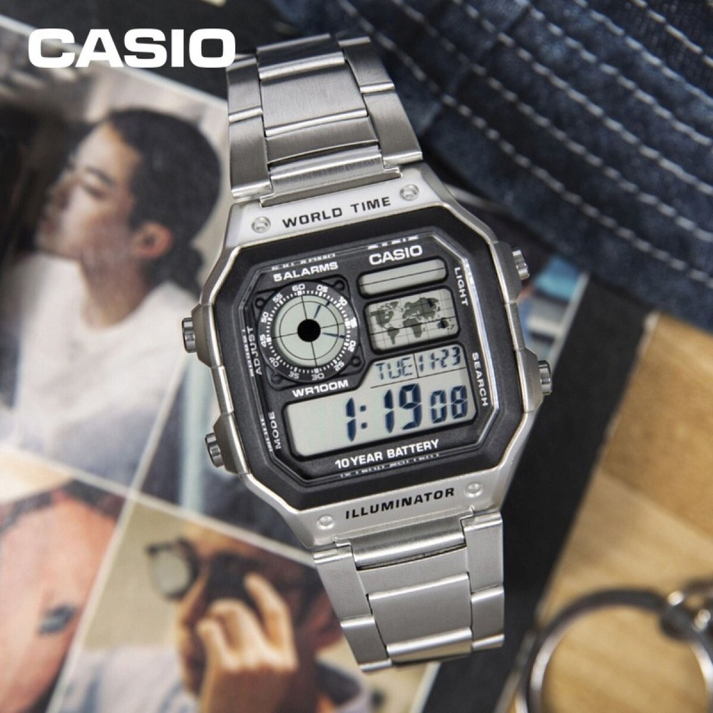 Часы CASIO YOUTH, AE-1200WHD-7A