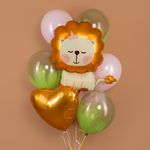 Шар (30''/76 см) Фигура, Львенок, Сатин, 1 шт.