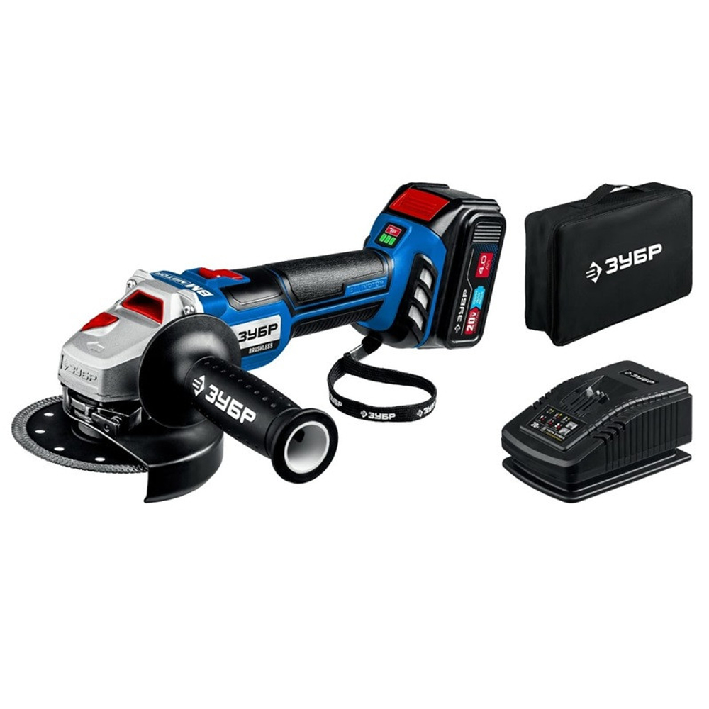 Шлифовальная машина угловая Зубр Профессионал AB-125-41 Т7