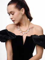 Колье "Pearl cluster" Gold