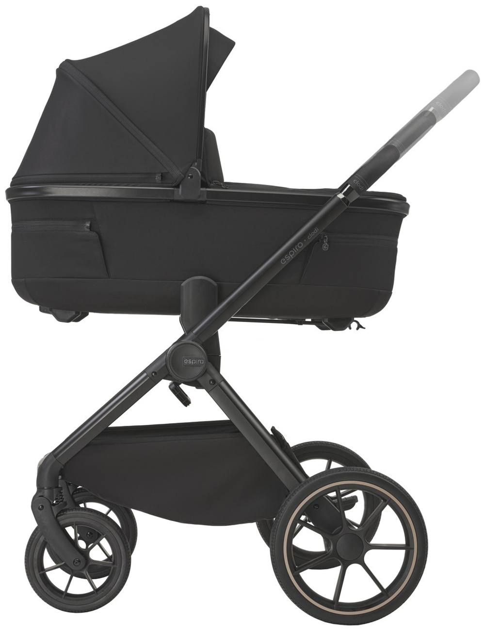 Детская коляска 3 в 1 Espiro Clodi и автокресло Pi Black 10 trendy black