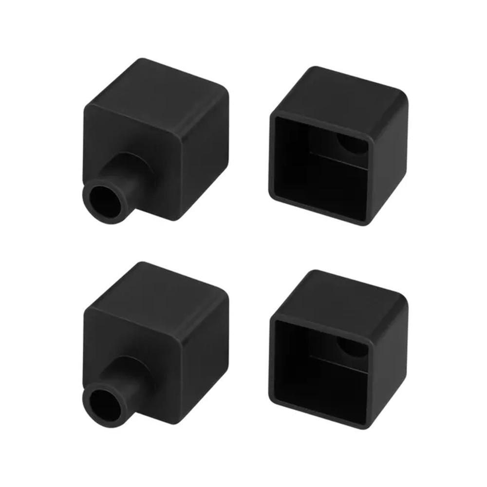 Заглушка WPH-FLEX-1616 BLACK с отверстием (Arlight, Силикон) 045873