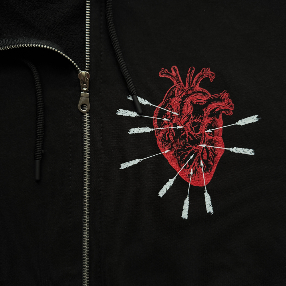 Зиппер “СЕРДЦЕ” OVERSIZE