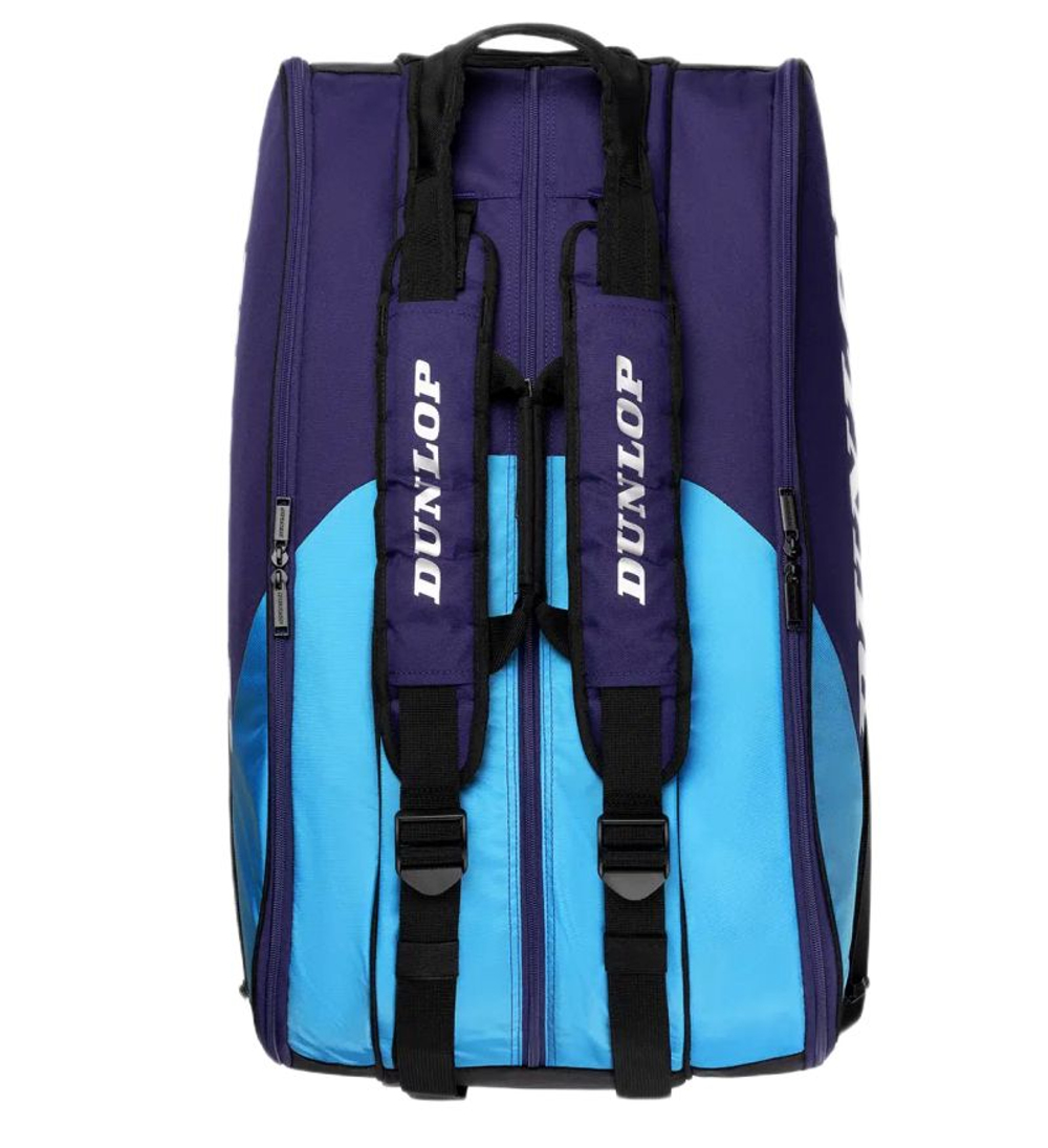 Сумка теннисная Dunlop D TAX FX Performance 12 RKT Termo - violet/black/cyan
