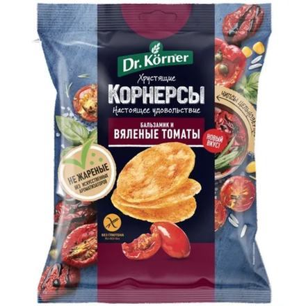 Корнерсы Dr. Korner бальзамик и вяленые томаты 50 гр