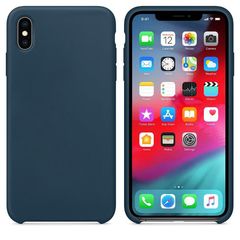 Силиконовый чехол Silicon Case Premium для iPhone Xs Max (Pacific Green / Тихоокеанский Зеленый) 100% ORG