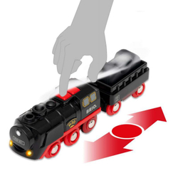 Brio - Trains &amp; Vehicles Christmas Set с поездом на пару на батарейках 36014