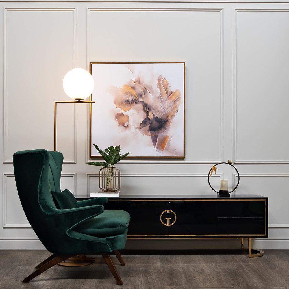 Холст Песня поющего цветка Garda Decor 54STR-AQUARELLE6