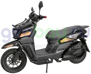 Электроскутер GT Tank 3000W (72V/60Ah) - Чёрный фото №3