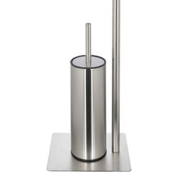 Держатель для туалетной бумаги с ершиком Iver, матовый хром