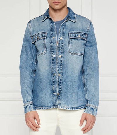 Джинсовая рубашка Pepe Jeans London - голубой(PM308585MP7)