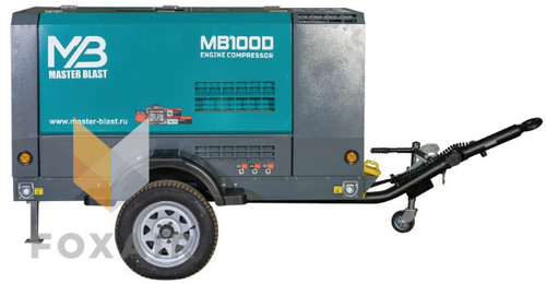Винтовой дизельный компрессор Master Blast MB130D-7