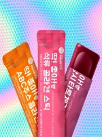 Collagen Mix Package Низкомолекулярный рыбный коллаген 1600 мг в стиках желе (3 вида: гранат, вишня, яблочно-морковно-свекольный)