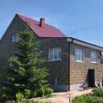 Сайдинг металлический L -Брус ХL ECOSTEEL Глянцевый 0,5мм Белый камень (в наличии)