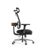 Эргономичное компьютерное кресло FoxGear NETZ модель M, черный (FG-NETZ-M-BK)