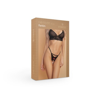 Сексуальные трусики с доступом и красными бантиками Easy to Love (размер L/XL, 46-48)