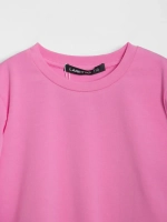 Розовый лонгслив для девочки