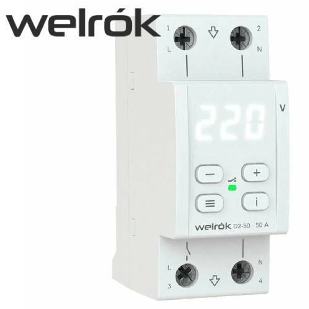 Реле напряжения (WELROK) D2-50A