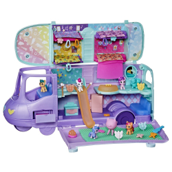 My Little Pony - Мини мир Волшебный автобус пони набор + 5 фигурок F7650 / артикул   F7650  / GTIN 5010994199197