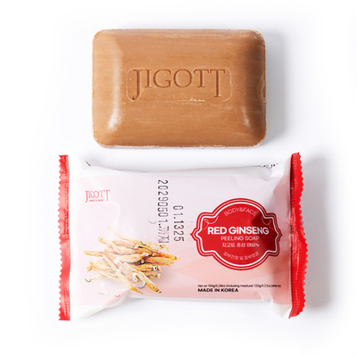 Мыло-скраб для лица и тела с экстрактом красного женьшеня 150 г Jigott Red Ginseng Peeling Soap