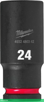 Головка ударная Milwaukee Shockwave 1/2" 24мм (4932480342)