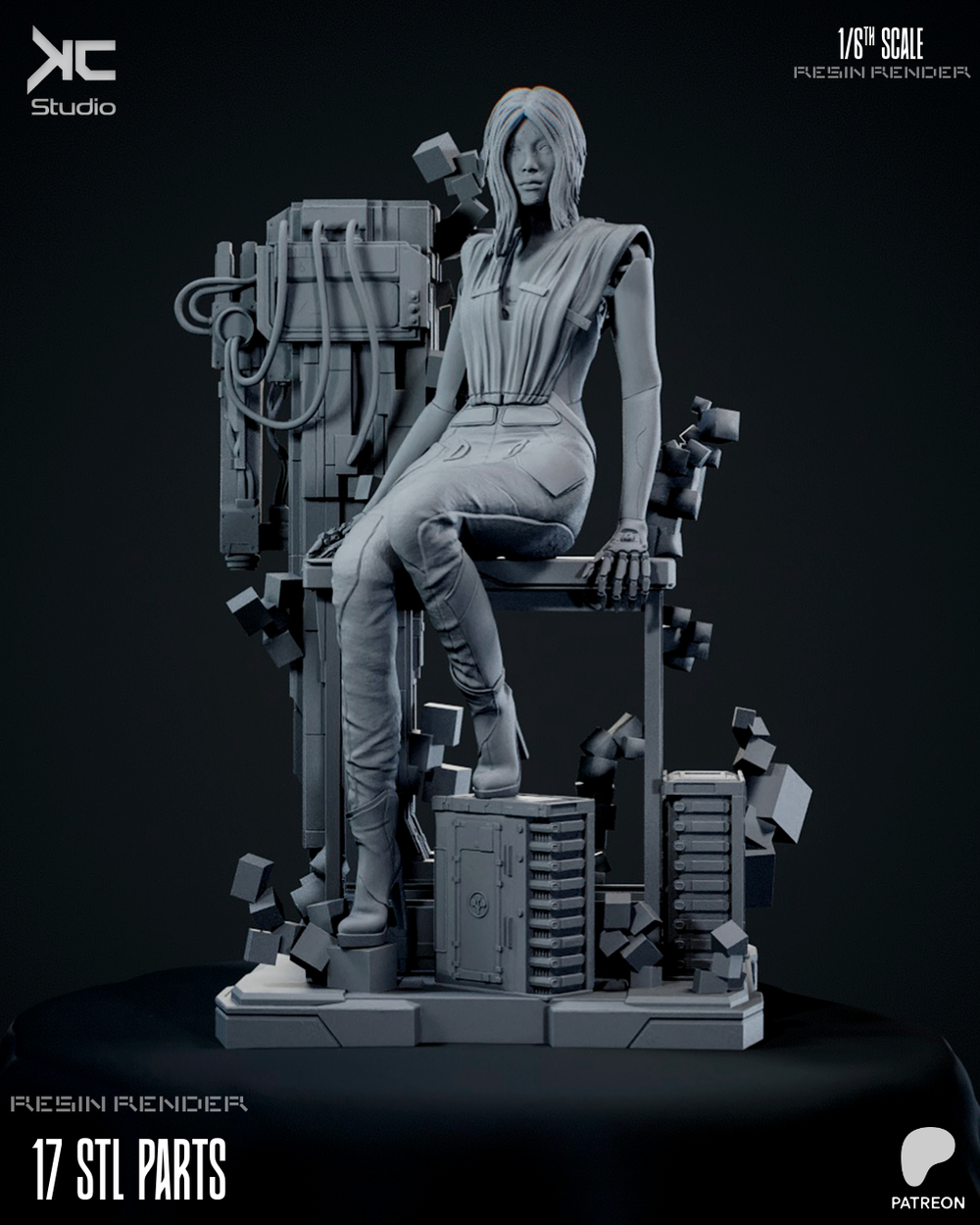 Фигурка Songbird киберпанк