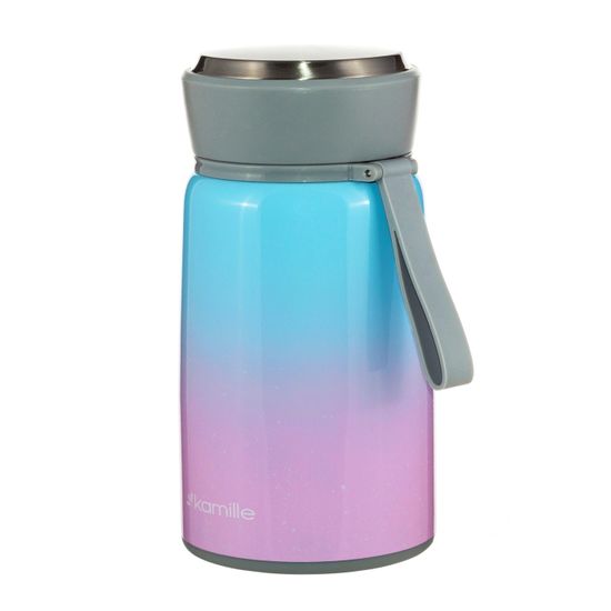 Термос для еды 800 мл. из нержавеющей стали Kamille KM 2097 с ложкой