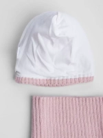 Шапка для девочки и снуд демисезон