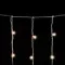 Светодиодный занавес 2*2 м., 400 теплых белых LED ламп, облегченный, прозрачный провод ПВХ, LTC (PCL400NOT-10-2WW)