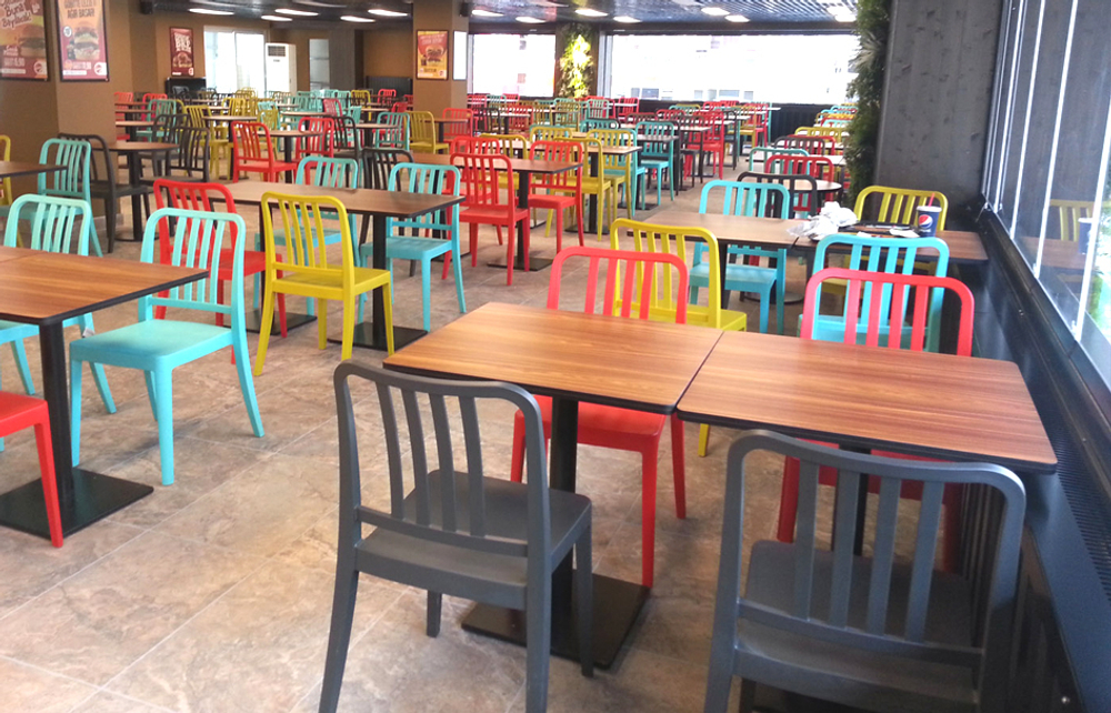 Стул пластиковый Papatya Varia-S, красный