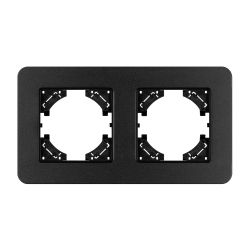 Рамка алюминиевая FRM-AKIRY-SFAL-2-BK (Arlight, -) 049738