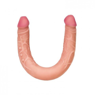 Фаллоимитатор реалистичный двойной Lesbi из киберкожи 47 см