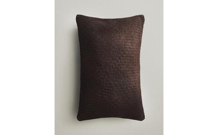 Zara Home наволочка декоративная из хлопка, коричневый, 40x60 см · 6334/008