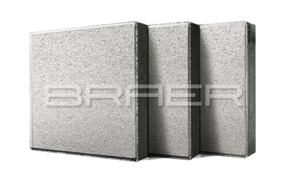 Тротуарная плитка Braer Триада, Белый, 60 мм