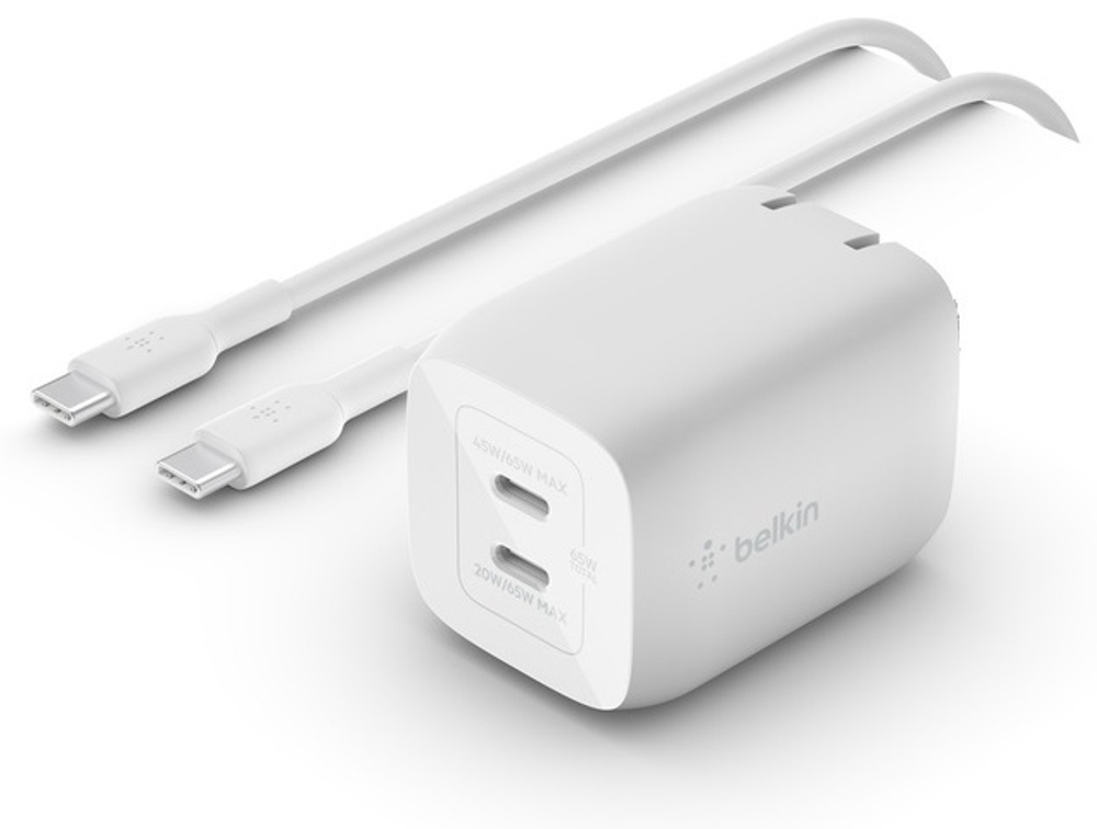 Зарядное устройство Belkin WCH013vfWH USB Type-C белый