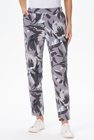 Брюки женские повседневные из футера Лори B4405-P90.3S06,серый