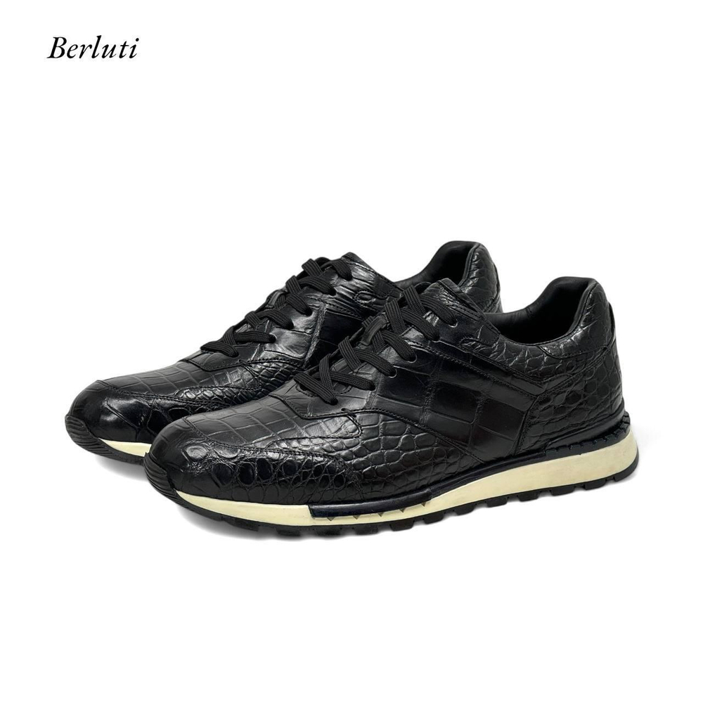 Кроссовки Berluti из кожи крокодила, арт. 475870466