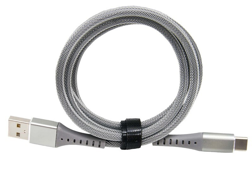 Кабель USB - TypeC A918 (серый) 1м