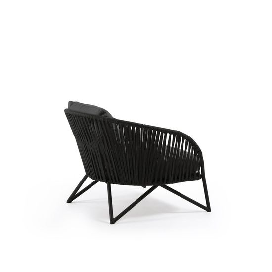Веревочное кресло Branzie черное La Forma Испания