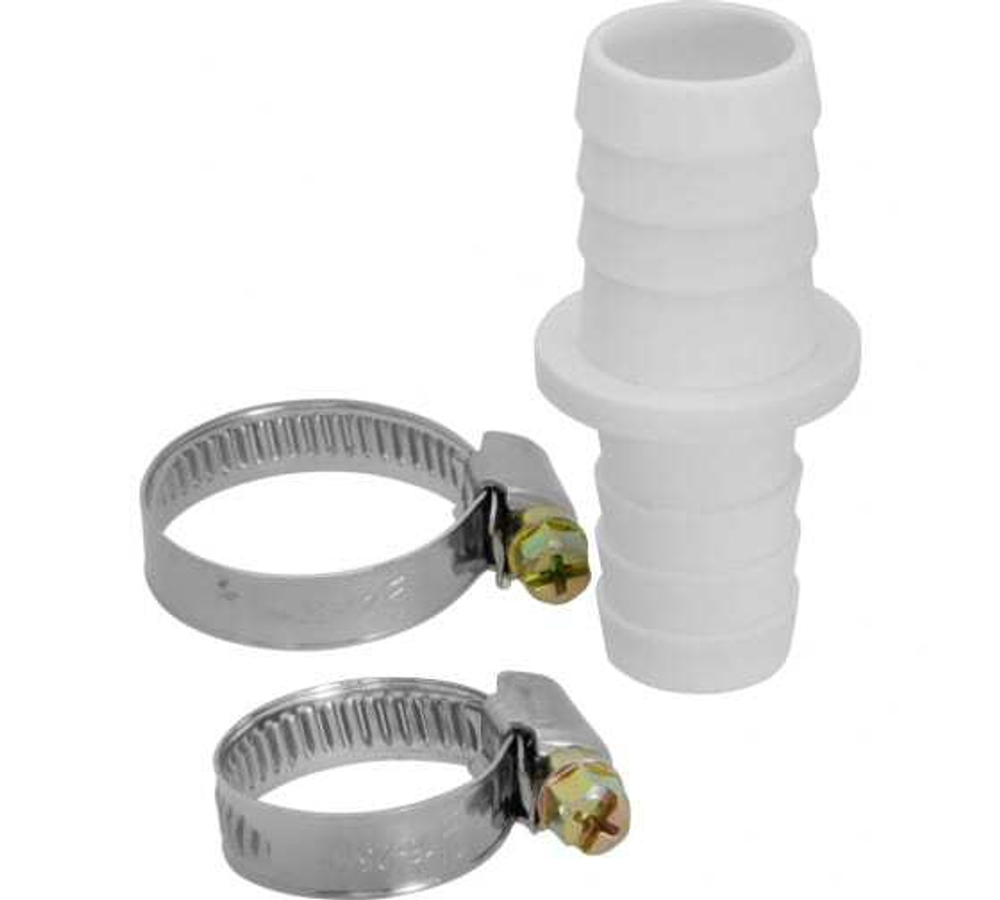 СОЕДИНИТЕЛЬ MASTERPROF 22/22 В КОМПЛЕКТЕ С ХОМУТАМИ ДЛЯ СЛИВНЫХ ШЛАНГОВ MP-У ИС.