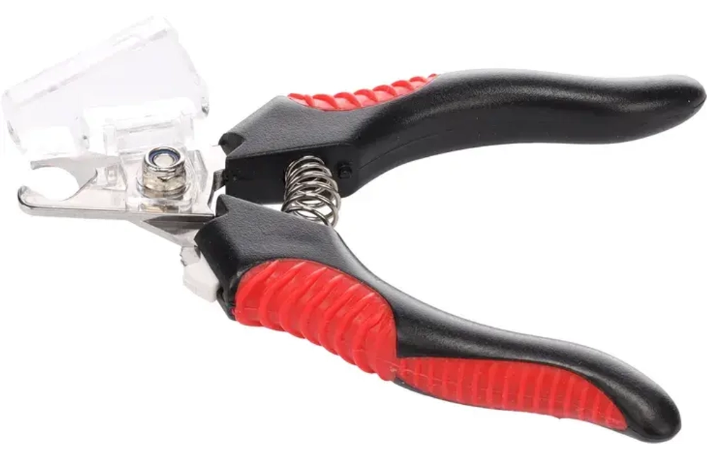 Когтерез 13 см, "Люкс" с контейнером для срезанных когтей, Flamingo