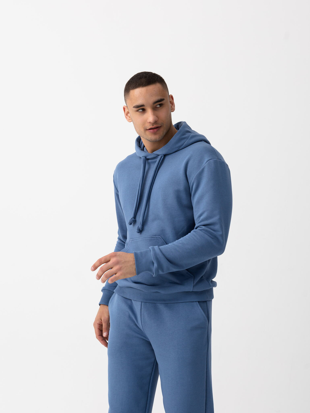 Костюм мужской спортивный (без начеса). Деним