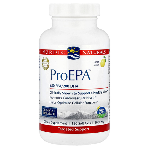 Nordic Naturals, ProEPA ™, лимон, 120 капсул
