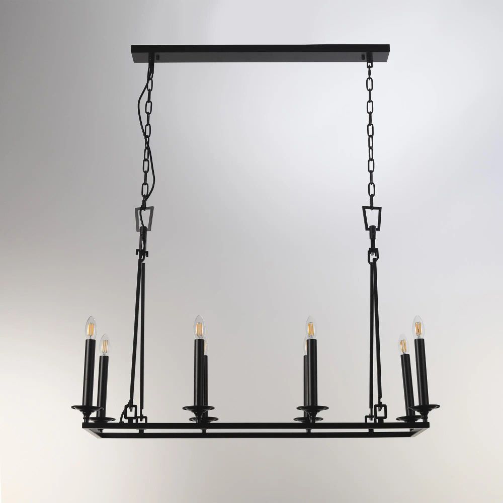 Citilux Маркиз CL471245 Люстра замковая подвесная Чёрная