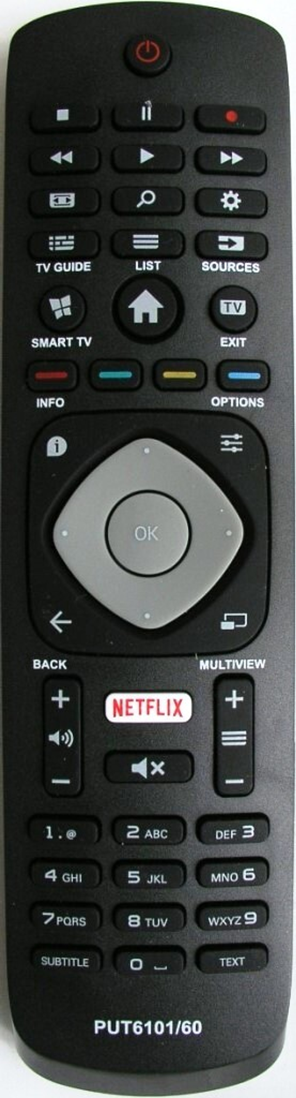 Пульт ДУ для Philips 49PUT6101/60 (996596003606) (398GR08BEPHN11HL)  Netflix