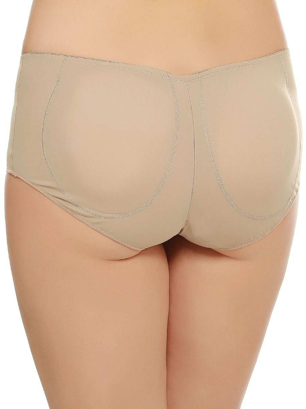 Корректирующие пуш-ап трусики (Размер: XL) (Цвет: бежевый)