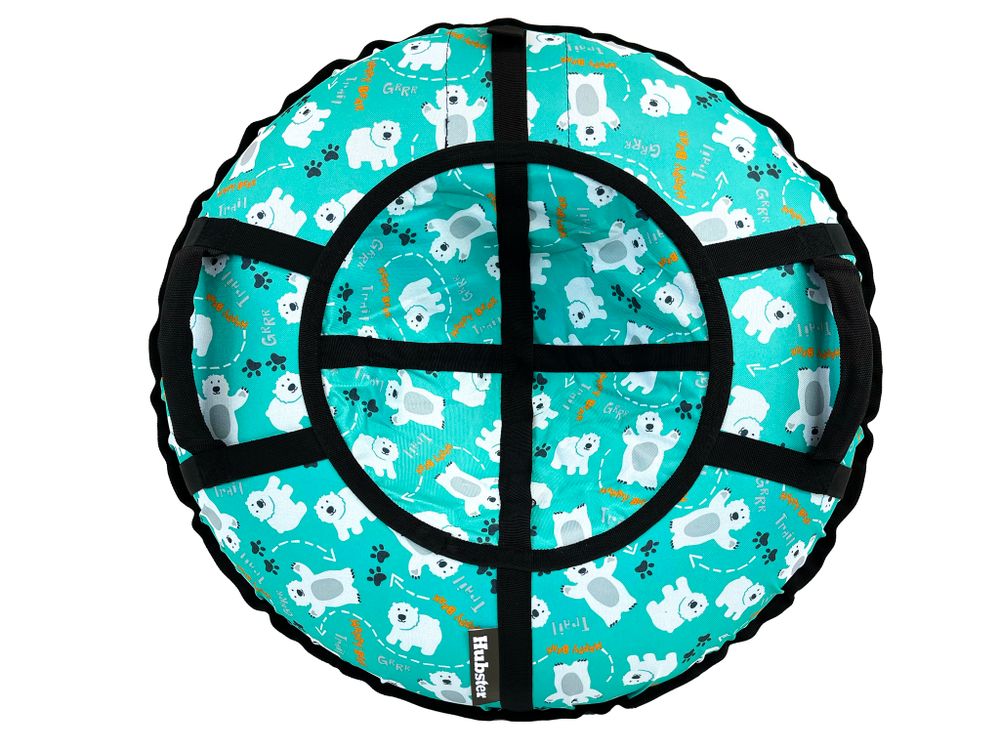 Тюбинг Hubster Люкс Pro S Мишки бирюзовые